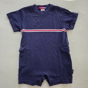 Vintage Gymsport Navy Romper 18-24 months
